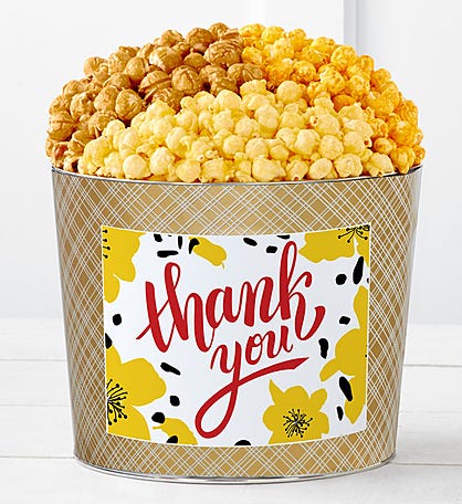 Tins With Pop&reg; Thank You Flowers